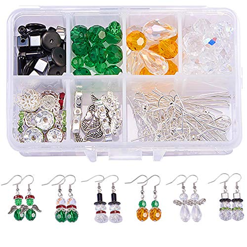 SUNNYCLUE 1 Box DIY Machen 6 Paare kristallperle baumeln ohrring Machen Kits weiß schneemann rote Engel glasperle Weihnachtsbaum baumeln Ohrringe SUNNYCLUE 1 Box DIY Machen 6 Paare kristallperle baumeln ohrring Machen Kits weiß schneemann rote Engel glasperle Weihnachtsbaum baumeln Ohrringe von SUNNYCLUE