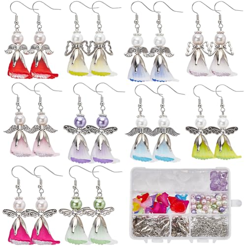 SUNNYCLUE 1 Box Mit 10 Paar Weihnachts Ohrring Sets Winter Engel Perlen Schutzengel Anhänger Flügel Anhänger Blumen Perlenkappen Glasperlen Für Schmuckherstellungs Sets DIY Ohrhänger Zubehör SUNNYCLUE 1 Box Mit 10 Paar Weihnachts Ohrring Sets Winter Engel Perlen Schutzengel Anhänger Flügel Anhänger Blumen Perlenkappen Glasperlen Für Schmuckherstellungs Sets DIY Ohrhänger Zubehör von SUNNYCLUE