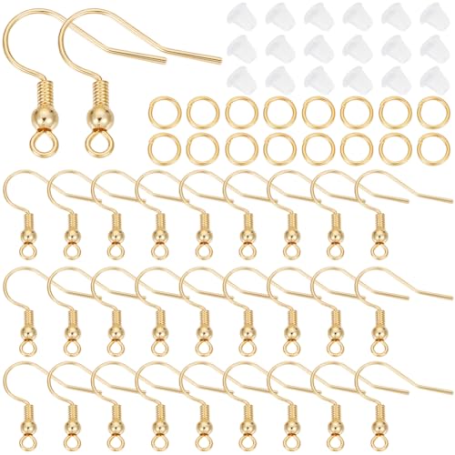 SUNNYCLUE 1 Box Mit 100 Stück Echten 18 Karat Vergoldeten Ohrringhaken Angelhaken Ohrringhaken Großpackung & 100 Stück Biegeringe & 100 Stück Ohrstecker Messing Ohrhaken Ohrringhaken Beschläge Für DIY SUNNYCLUE 1 Box Mit 100 Stück Echten 18 Karat Vergoldeten Ohrringhaken Angelhaken Ohrringhaken Großpackung & 100 Stück Biegeringe & 100 Stück Ohrstecker Messing Ohrhaken Ohrringhaken Beschläge Für DIY von SUNNYCLUE