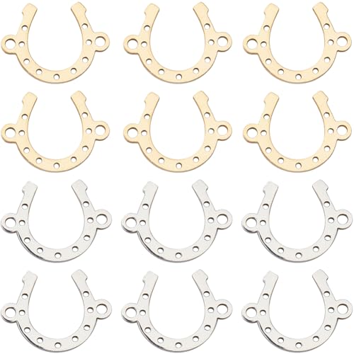 SUNNYCLUE 1 Box Mit 20 Hufeisen Verbindungsgliedern Charms Großpackung Goldenes Silber Metall Titanstahl Vintage Hufeisen 2 Löcher Verbindungsglieder Charm Für Die Schmuckherstellung Charms Ohrringe D SUNNYCLUE 1 Box Mit 20 Hufeisen Verbindungsgliedern Charms Großpackung Goldenes Silber Metall Titanstahl Vintage Hufeisen 2 Löcher Verbindungsglieder Charm Für Die Schmuckherstellung Charms Ohrringe D von SUNNYCLUE