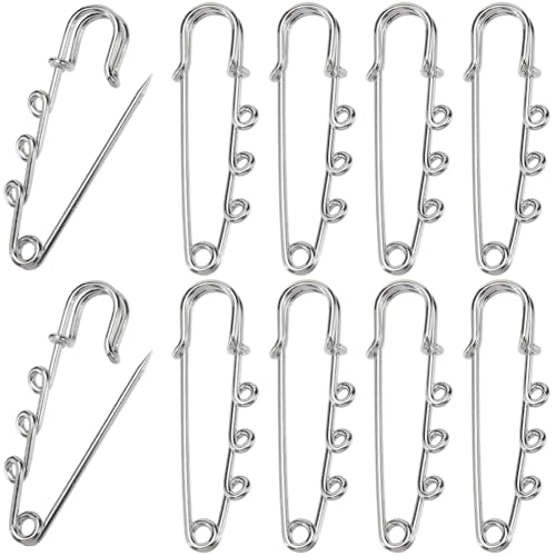 SUNNYCLUE 1 Box Mit 30 silbernen Sicherheitsnadeln Kiltnadeln Metall Edelstahl Robuste Befestigungsschlaufen Broschenbeschläge Mit 3 Löchern Zum Nähen von Decken Kleidung Schals Röcken Schmuckzubehör SUNNYCLUE 1 Box Mit 30 silbernen Sicherheitsnadeln Kiltnadeln Metall Edelstahl Robuste Befestigungsschlaufen Broschenbeschläge Mit 3 Löchern Zum Nähen von Decken Kleidung Schals Röcken Schmuckzubehör von SUNNYCLUE