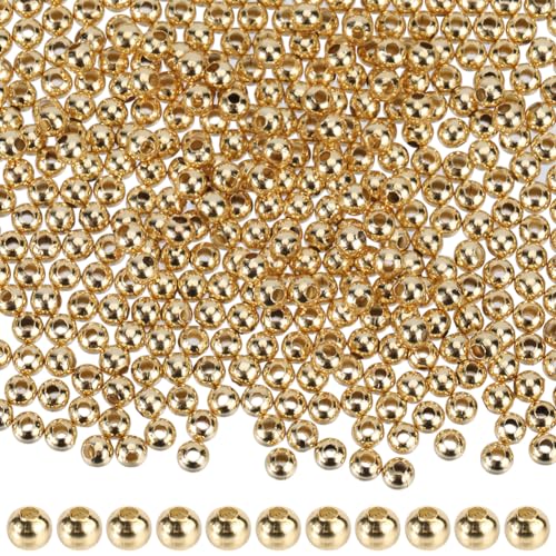 SUNNYCLUE 1 Box Mit 500 Stück Edelstahlperlen 3 mm Goldene Abstandsperlen Runde Perlen Abstandshalter Kleine Mini Rondelle Metallperlen Kugelperlen Gesäumte Lose Perlen Für Die Schmuckherstellung Perl SUNNYCLUE 1 Box Mit 500 Stück Edelstahlperlen 3 mm Goldene Abstandsperlen Runde Perlen Abstandshalter Kleine Mini Rondelle Metallperlen Kugelperlen Gesäumte Lose Perlen Für Die Schmuckherstellung Perl von SUNNYCLUE
