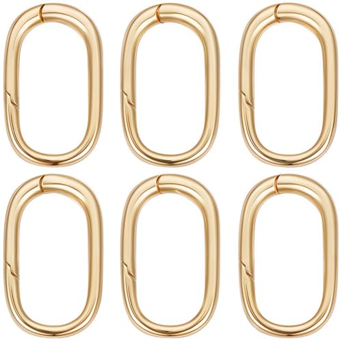 SUNNYCLUE 1 Box Mit 6 Feder O Ringen 0.7718 cm {4}K Vergoldetes Messing Auslösefeder O Ring Ovaler Karabiner Clip Karabinerhaken Auslöser Schlüsselanhänger Schnalle Winzige Haken Clips Für Selbstgemac SUNNYCLUE 1 Box Mit 6 Feder O Ringen 0.7718 cm {4}K Vergoldetes Messing Auslösefeder O Ring Ovaler Karabiner Clip Karabinerhaken Auslöser Schlüsselanhänger Schnalle Winzige Haken Clips Für Selbstgemac von SUNNYCLUE