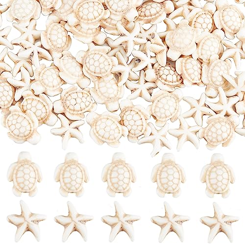 SUNNYCLUE 1 Box Mit 80+120 Stück Schildkröten Perlen Weiße Seestern Perlen Synthetische Türkisfarbene Schildkröten Perlen Sommer Meer Ozean Tier Perlen Set Für Die Schmuckherstellung Perlenzubehör DIY SUNNYCLUE 1 Box Mit 80+120 Stück Schildkröten Perlen Weiße Seestern Perlen Synthetische Türkisfarbene Schildkröten Perlen Sommer Meer Ozean Tier Perlen Set Für Die Schmuckherstellung Perlenzubehör DIY von SUNNYCLUE