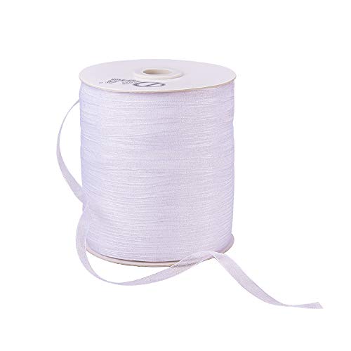 SUNNYCLUE 1 Roll 1/4 "500 Yards/Rolle Sparkle Sheer Organza Band fur Festliche Dekoration DIY Handwerk Kunst & Garten, Wei? SUNNYCLUE 1 Roll 1/4 "500 Yards/Rolle Sparkle Sheer Organza Band fur Festliche Dekoration DIY Handwerk Kunst & Garten, Wei? von SUNNYCLUE