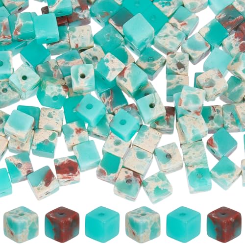 SUNNYCLUE 1 Schachtel 160 Stück 4mm Türkis Imitatperlen Imperial Jaspis Perlen Kleine Würfel Synthetischer Edelstein Blaue Lose Abstandssteinperlen Zur Schmuckherstellung Perlenketten Armbandzubehör SUNNYCLUE 1 Schachtel 160 Stück 4mm Türkis Imitatperlen Imperial Jaspis Perlen Kleine Würfel Synthetischer Edelstein Blaue Lose Abstandssteinperlen Zur Schmuckherstellung Perlenketten Armbandzubehör von SUNNYCLUE
