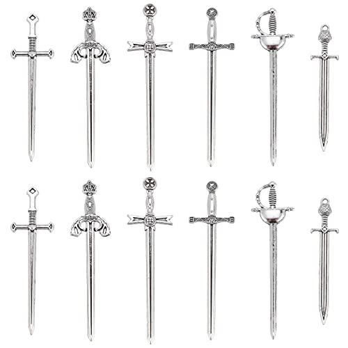 SUNNYCLUE 1 Schachtel 24 Stück Schwert Charms Im Tibetischen Stil Messer Charm Mittelalterliche Antike Schwerter Lesezeichen Miniatur Waffe Legierung Anhänger Für Die Schmuckherstellung Anhänger SUNNYCLUE 1 Schachtel 24 Stück Schwert Charms Im Tibetischen Stil Messer Charm Mittelalterliche Antike Schwerter Lesezeichen Miniatur Waffe Legierung Anhänger Für Die Schmuckherstellung Anhänger von SUNNYCLUE