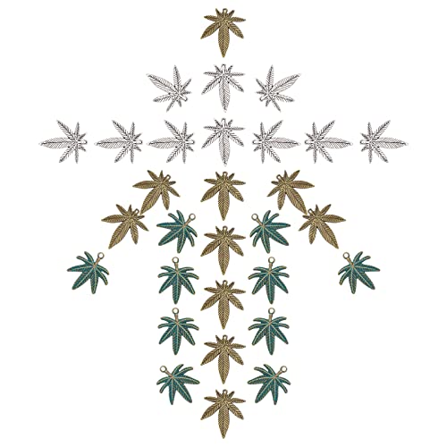 SUNNYCLUE 1 Schachtel 30 Stück 3 Stile Marihuana Blatt Anhänger Ahornblätter Medizinischer Topf Cannabis Hanf Unkraut Tibetischer Stil Legierung Geistige Anhänger Für Schmuckherstellung DIY Ohrring SUNNYCLUE 1 Schachtel 30 Stück 3 Stile Marihuana Blatt Anhänger Ahornblätter Medizinischer Topf Cannabis Hanf Unkraut Tibetischer Stil Legierung Geistige Anhänger Für Schmuckherstellung DIY Ohrring von SUNNYCLUE