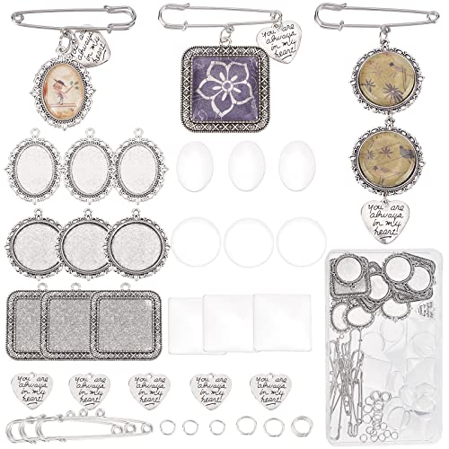 SUNNYCLUE 1 Schachtel 65 Stück Hochzeitsstrauß Anhänger Erinnerungsbild Oval Rund Quadratisch Brosche Glas Cabochons Silber Herz Anhänger Für Die Schmuckherstellung Charms Damen Herren DIY 10 Stück Br SUNNYCLUE 1 Schachtel 65 Stück Hochzeitsstrauß Anhänger Erinnerungsbild Oval Rund Quadratisch Brosche Glas Cabochons Silber Herz Anhänger Für Die Schmuckherstellung Charms Damen Herren DIY 10 Stück Br von SUNNYCLUE