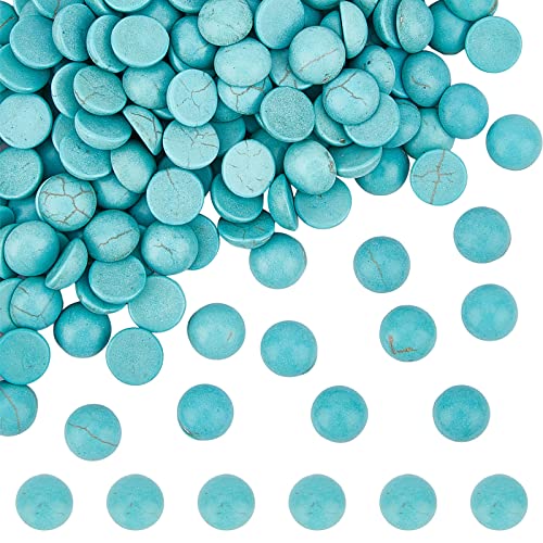 SUNNYCLUE 1 Schachtel Mit 200 Edelstein Cabochons Rund 8 mm Flache Rückseite Blau Synthetischer Türkis Cabochon Halbrunde Kuppel Lose Edelsteinperlen Ohne Loch Cabochons Für Die Schmuckherstellung Rin SUNNYCLUE 1 Schachtel Mit 200 Edelstein Cabochons Rund 8 mm Flache Rückseite Blau Synthetischer Türkis Cabochon Halbrunde Kuppel Lose Edelsteinperlen Ohne Loch Cabochons Für Die Schmuckherstellung Rin von SUNNYCLUE