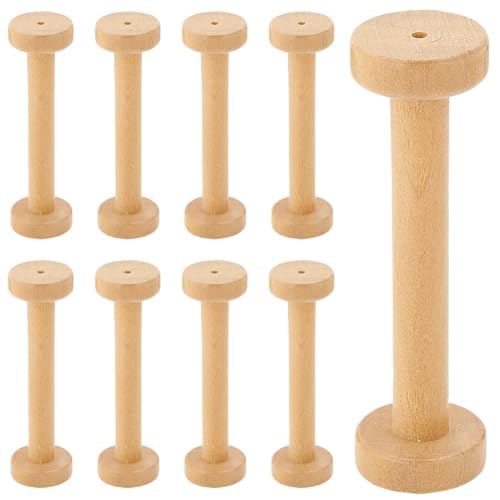 SUNNYCLUE 10 Stück 28x96mm Lange Holzspulen Leere Bandspulen Große Burlywood Stickerei Holzfaden Organizer Aufbewahrungs Garnspule Zum Nähen Häkeln Handgefertigte DIY Projekte Basteln SUNNYCLUE 10 Stück 28x96mm Lange Holzspulen Leere Bandspulen Große Burlywood Stickerei Holzfaden Organizer Aufbewahrungs Garnspule Zum Nähen Häkeln Handgefertigte DIY Projekte Basteln von SUNNYCLUE