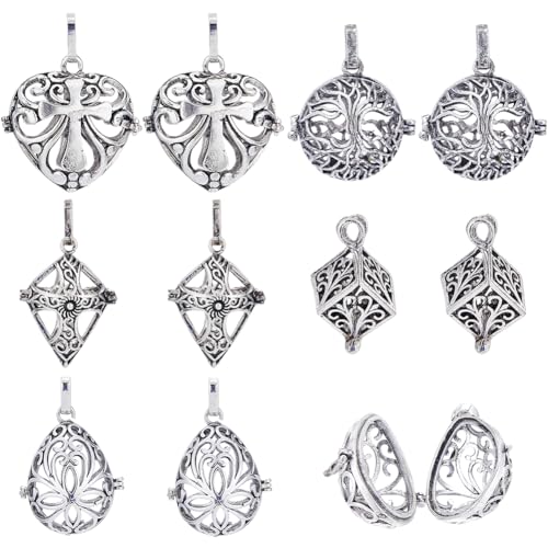 SUNNYCLUE 10 Stück Medaillon Käfig Charms Kristall Halskettenhalter Silber Messing Käfig Charm Anhänger Würfelform Baum Des Lebens Zu Öffnender Charm Kreuz Hohle Charms Glockenspiel Kugel Anhänger Für SUNNYCLUE 10 Stück Medaillon Käfig Charms Kristall Halskettenhalter Silber Messing Käfig Charm Anhänger Würfelform Baum Des Lebens Zu Öffnender Charm Kreuz Hohle Charms Glockenspiel Kugel Anhänger Für von SUNNYCLUE