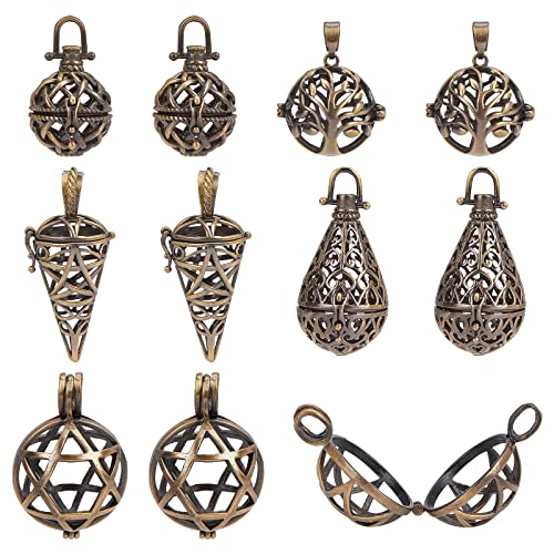 SUNNYCLUE 10 Stück Messing Medaillon Charms Käfig Anhänger Chime Kugel Anhänger Bulk Baum Des Lebens Steine Halter Halskette Käfig Medaillon Charms Für Die Schmuckherstellung Hohl Leer Hexagramm Charm SUNNYCLUE 10 Stück Messing Medaillon Charms Käfig Anhänger Chime Kugel Anhänger Bulk Baum Des Lebens Steine Halter Halskette Käfig Medaillon Charms Für Die Schmuckherstellung Hohl Leer Hexagramm Charm von SUNNYCLUE