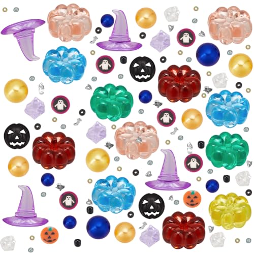 SUNNYCLUE 10000 + Stück Halloween Vasenfüller Vasenfüller Perlen Mini Acryl Kürbis Hexenhut Geister Polymer Ton Perlen Schwimmende Kerzenfüller Für Vasen Tischdekoration Zu Hause Feiertags Party Dekor SUNNYCLUE 10000 + Stück Halloween Vasenfüller Vasenfüller Perlen Mini Acryl Kürbis Hexenhut Geister Polymer Ton Perlen Schwimmende Kerzenfüller Für Vasen Tischdekoration Zu Hause Feiertags Party Dekor von SUNNYCLUE