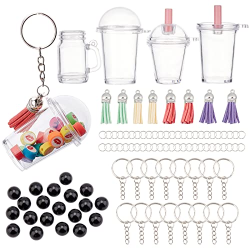 SUNNYCLUE 118Stück Mini Becher Schlüsselanhänger Herstellungsset Mit Kunstleder Quastenanhängern Milchteetassen Anhängern Runden Perlen Schlüsselanhängern Für DIY Schlüsselanhänger Dekoration Basteln SUNNYCLUE 118Stück Mini Becher Schlüsselanhänger Herstellungsset Mit Kunstleder Quastenanhängern Milchteetassen Anhängern Runden Perlen Schlüsselanhängern Für DIY Schlüsselanhänger Dekoration Basteln von SUNNYCLUE