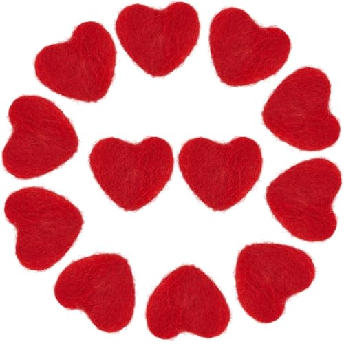 SUNNYCLUE 12 Stück Rote Filzherzen Gefilzte Wolle Herz In Großpackung Valentinstag Muttertag Vatertag Liebesherzform Nadelfilz Pompon Perlen Dekorationen Für DIY Kunsthandwerksprojekte Heimparty Girla SUNNYCLUE 12 Stück Rote Filzherzen Gefilzte Wolle Herz In Großpackung Valentinstag Muttertag Vatertag Liebesherzform Nadelfilz Pompon Perlen Dekorationen Für DIY Kunsthandwerksprojekte Heimparty Girla von SUNNYCLUE