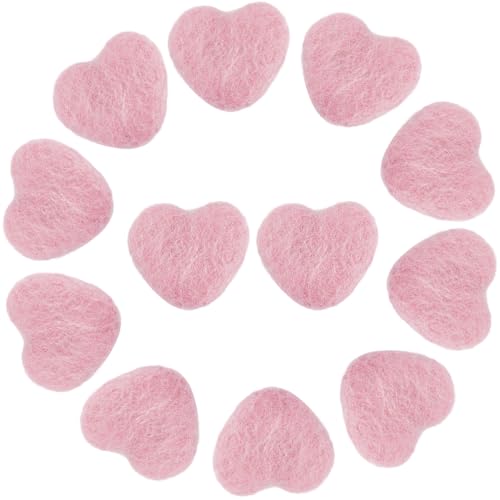 SUNNYCLUE 12 Stück Wollfilz Kugeln Rosa Gefilzte Herzen Großpackung Valentinstag Mutter Und Vater Liebe Herzform Nadelfilz Pompon Perlen Dekorationen Für DIY Kunst Handarbeit Heimparty Girlande Dekora SUNNYCLUE 12 Stück Wollfilz Kugeln Rosa Gefilzte Herzen Großpackung Valentinstag Mutter Und Vater Liebe Herzform Nadelfilz Pompon Perlen Dekorationen Für DIY Kunst Handarbeit Heimparty Girlande Dekora von SUNNYCLUE