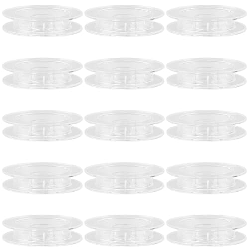 SUNNYCLUE 15 Stück 50 x 10mm Leere Spule Flache Kunststoffspulen Weißer Draht Flacher Stickfaden Web Organizer Schnurhalter Spule Zum Nähen Häkeln Nadelgarn Heimwerkerbedarf Damen Und Erwachsene SUNNYCLUE 15 Stück 50 x 10mm Leere Spule Flache Kunststoffspulen Weißer Draht Flacher Stickfaden Web Organizer Schnurhalter Spule Zum Nähen Häkeln Nadelgarn Heimwerkerbedarf Damen Und Erwachsene von SUNNYCLUE