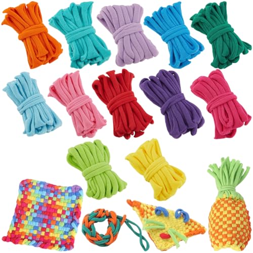 SUNNYCLUE 192 Stück 12 Farben Topflappen Webstuhl Nachfüllpackungen Regenbogenfarbenes Polyester Weiches Elastisches Flexibles Seil Topflappen Strickschlaufen Für DIY Freundschaftsarmband Bastelprojek SUNNYCLUE 192 Stück 12 Farben Topflappen Webstuhl Nachfüllpackungen Regenbogenfarbenes Polyester Weiches Elastisches Flexibles Seil Topflappen Strickschlaufen Für DIY Freundschaftsarmband Bastelprojek von SUNNYCLUE