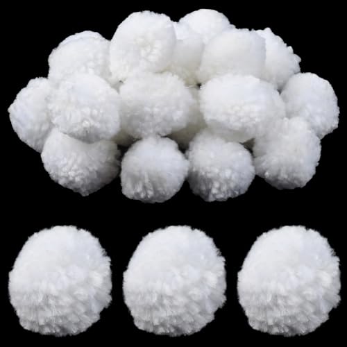 SUNNYCLUE 24 Stück 30mm Garn Pompon Bälle Weiße Pompom Bälle Große Menge Winter Runde Form Polyester Weich Flauschig Flauschig Kleine Pompons Zum Basteln Selbermachen Kreative Hüte Schuhe Kunst Party SUNNYCLUE 24 Stück 30mm Garn Pompon Bälle Weiße Pompom Bälle Große Menge Winter Runde Form Polyester Weich Flauschig Flauschig Kleine Pompons Zum Basteln Selbermachen Kreative Hüte Schuhe Kunst Party von SUNNYCLUE