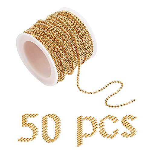 SUNNYCLUE 32 Fuß/10 m Messing Kugelketten Gliederspule Bulk Halskette Schmuckherstellung Ketten Mit Kugelkettenverbindern Für Halsketten Armbänder Anhänger Schmuckherstellung SUNNYCLUE 32 Fuß/10 m Messing Kugelketten Gliederspule Bulk Halskette Schmuckherstellung Ketten Mit Kugelkettenverbindern Für Halsketten Armbänder Anhänger Schmuckherstellung von SUNNYCLUE