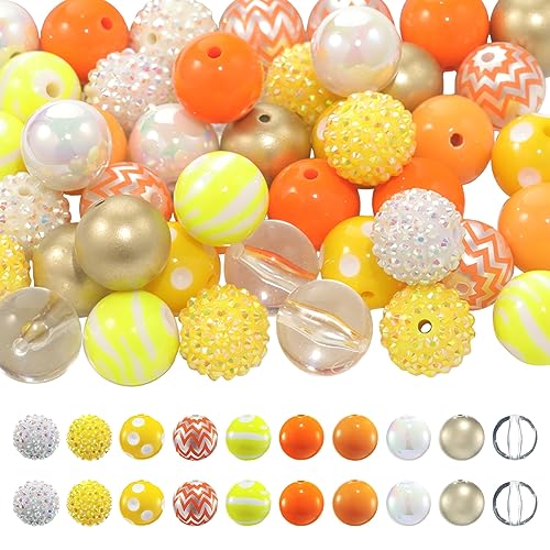 SUNNYCLUE 50 Stück 10 Stile Thanksgiving Perlen Große Acrylperlen 20 mm Runde Acrylperlen Kaugummiperlen Bulk Strassperlen Für Die Schmuckherstellung Perlenset DIY Armband Thanksgiving Dekorzubehör SUNNYCLUE 50 Stück 10 Stile Thanksgiving Perlen Große Acrylperlen 20 mm Runde Acrylperlen Kaugummiperlen Bulk Strassperlen Für Die Schmuckherstellung Perlenset DIY Armband Thanksgiving Dekorzubehör von SUNNYCLUE