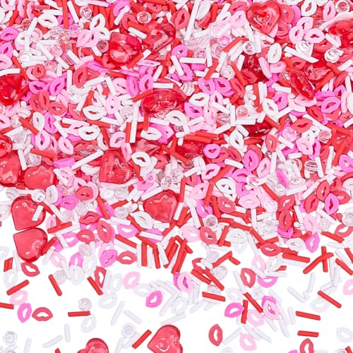 SUNNYCLUE 60g Streusel Aus Polymer Tonscheiben Zum Valentinstag Große Menge Rote Perlen Herz Lippe Kunstbonbons Zuckerdekoration Bastelstreusel Für Nagelkunst Kuchen Handyhülle Vatertag Muttertag DIY SUNNYCLUE 60g Streusel Aus Polymer Tonscheiben Zum Valentinstag Große Menge Rote Perlen Herz Lippe Kunstbonbons Zuckerdekoration Bastelstreusel Für Nagelkunst Kuchen Handyhülle Vatertag Muttertag DIY von SUNNYCLUE