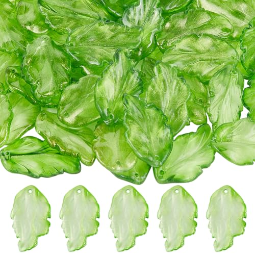 SUNNYCLUE 80 Stück Blatt Charm Perle Blätter Charms Lose Grünes Transparentes Glas Kristall Natürliche Pflanzen Blattförmige Perlen Mini Anhänger Für Die Schmuckherstellung Charms Ohrringe Halsketten SUNNYCLUE 80 Stück Blatt Charm Perle Blätter Charms Lose Grünes Transparentes Glas Kristall Natürliche Pflanzen Blattförmige Perlen Mini Anhänger Für Die Schmuckherstellung Charms Ohrringe Halsketten von SUNNYCLUE