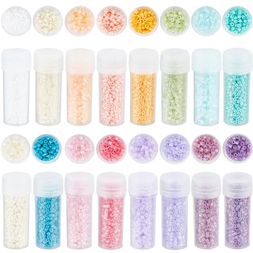 SUNNYCLUE 80g 16 Farben 12/0 Rocailles Perlen 2mm Zylindrische Glasperlen Bunte Bonbons Kleine Runde Lose Abstandshalter Bastelperlen Für Die Schmuckherstellung Zubehör Zum Selbermachen von Freundsc SUNNYCLUE 80g 16 Farben 12/0 Rocailles Perlen 2mm Zylindrische Glasperlen Bunte Bonbons Kleine Runde Lose Abstandshalter Bastelperlen Für Die Schmuckherstellung Zubehör Zum Selbermachen von Freundsc von SUNNYCLUE