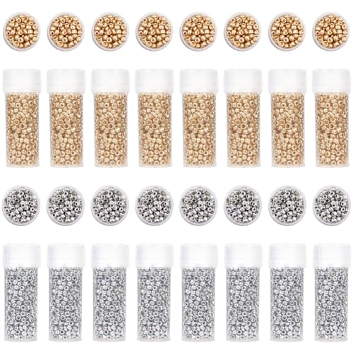 SUNNYCLUE 80g Glasperlen 12/0 Rocailles Perlen 2mm Runde Glasperlen Kleine Ponyperlen Galvanisierte Rocailles Perlen Lose Abstandsperlen Zur Schmuckherstellung DIY Ohrringe Freundschaftsarmbänder Hal SUNNYCLUE 80g Glasperlen 12/0 Rocailles Perlen 2mm Runde Glasperlen Kleine Ponyperlen Galvanisierte Rocailles Perlen Lose Abstandsperlen Zur Schmuckherstellung DIY Ohrringe Freundschaftsarmbänder Hal von SUNNYCLUE