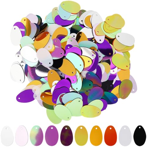 SUNNYCLUE Bunte Pailletten, groß, flach, oval, Glitzer, lose Nähen, Ornamente, Spangles für Bastelarbeiten, Hochzeit, Party, Geschenk, Schmuckherstellung, für Erwachsene, ca. 1200 Stück, 200 Stück SUNNYCLUE Bunte Pailletten, groß, flach, oval, Glitzer, lose Nähen, Ornamente, Spangles für Bastelarbeiten, Hochzeit, Party, Geschenk, Schmuckherstellung, für Erwachsene, ca. 1200 Stück, 200 Stück von SUNNYCLUE