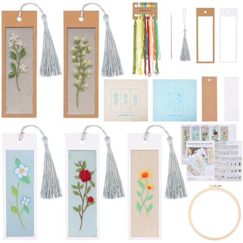 SUNNYCLUE DIY 5 Set Stick Lesezeichen Set Lesezeichen Set Anleitung Enthalten Kreuzstich Lesezeichen floridn Pflanzen floridn Kreuzstich Sets Für Anfänger Erwachsene Schule Büro Geschenke Basteln SUNNYCLUE DIY 5 Set Stick Lesezeichen Set Lesezeichen Set Anleitung Enthalten Kreuzstich Lesezeichen floridn Pflanzen floridn Kreuzstich Sets Für Anfänger Erwachsene Schule Büro Geschenke Basteln von SUNNYCLUE
