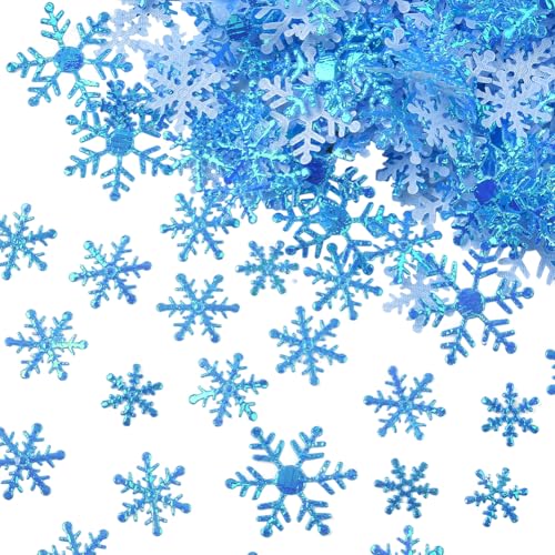 SUNNYCLUE Schneeflocken-Konfetti, Weihnachts-Konfetti, Blau, Schneeflocke, Pailletten, Schnee, Tischstreuer, Kunststoff, Winter, Glitzer, für Hochzeit, Geburtstag, Urlaub, Feier, Party, Dekorationen SUNNYCLUE Schneeflocken-Konfetti, Weihnachts-Konfetti, Blau, Schneeflocke, Pailletten, Schnee, Tischstreuer, Kunststoff, Winter, Glitzer, für Hochzeit, Geburtstag, Urlaub, Feier, Party, Dekorationen von SUNNYCLUE