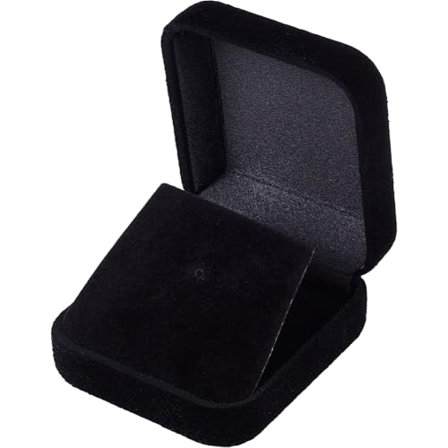 SUNNYCLUE Schwarze Halskettenbox Aus Samt 2{5} cm Schmuckschatulle Klein Einzeln Für Unterwegs Quadratisch Display Anhängerhalter Organizer Etui Zur Aufbewahrung von Schmuck Ohrringen Ringen Verlobung SUNNYCLUE Schwarze Halskettenbox Aus Samt 2{5} cm Schmuckschatulle Klein Einzeln Für Unterwegs Quadratisch Display Anhängerhalter Organizer Etui Zur Aufbewahrung von Schmuck Ohrringen Ringen Verlobung von SUNNYCLUE