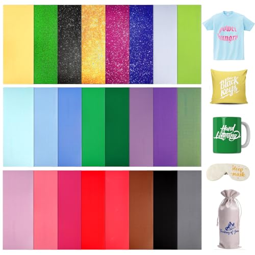 Infusible Transfer Ink Sheets 24 Stück Infusible Ink Folie, Infusible Transferpapier, Unschmelzbare Transfer-Tintenblätter, Vorgefärbtes Sublimationspapier für T-Shirt, Tasse, Untersetzer (24 Farbe) Infusible Transfer Ink Sheets 24 Stück Infusible Ink Folie, Infusible Transferpapier, Unschmelzbare Transfer-Tintenblätter, Vorgefärbtes Sublimationspapier für T-Shirt, Tasse, Untersetzer (24 Farbe) von SUNOYA