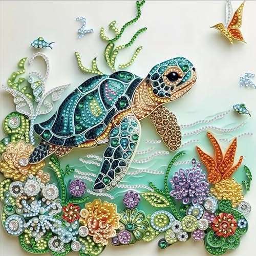 Schildkröten Diamond Painting Erwachsene und Kinder, 5D Diamond Painting Bilder, DIY Mosaikherstellung Arts Craft für Heimdekoration,Weihnachtsgeschenke,Geschenke für Freunde, Familie,30x40cm Schildkröten Diamond Painting Erwachsene und Kinder, 5D Diamond Painting Bilder, DIY Mosaikherstellung Arts Craft für Heimdekoration,Weihnachtsgeschenke,Geschenke für Freunde, Familie,30x40cm von SUNSIERWEI