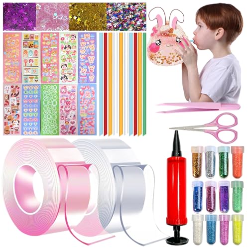 Nano Tape Bubble für Kinder,41 Pcs DIY Set,Nano Tape Bubble Set, Nano Klebeband Spielzeug Bastelset, Nanoband Multipurpose,Fidget Toys and Party Favors Geschenke für Kinder Jungen Mädchen Nano Tape Bubble für Kinder,41 Pcs DIY Set,Nano Tape Bubble Set, Nano Klebeband Spielzeug Bastelset, Nanoband Multipurpose,Fidget Toys and Party Favors Geschenke für Kinder Jungen Mädchen von SUNXBUK
