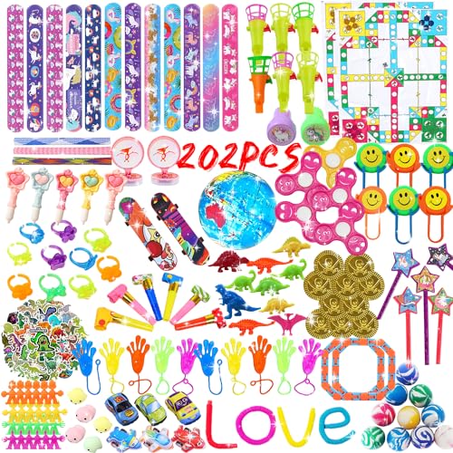SUNXBUK 202 Stück Kindergeburtstag Mitgebsel Set, Gastgeschenke Mitgebsel Set, Kinder Kleinspielzeug, Füllung für Pinata, Schule Klassenzimmer Belohnungen, Goodie Bag Füllstoffe, Party Give Aways SUNXBUK 202 Stück Kindergeburtstag Mitgebsel Set, Gastgeschenke Mitgebsel Set, Kinder Kleinspielzeug, Füllung für Pinata, Schule Klassenzimmer Belohnungen, Goodie Bag Füllstoffe, Party Give Aways von SUNXBUK