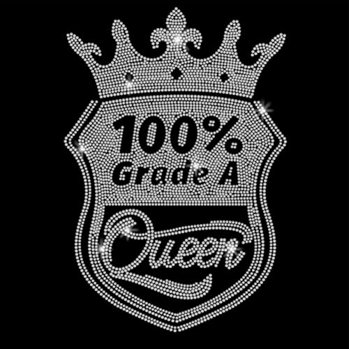 SUPERDANT 100% Klasse A Kristall Strass Applikation Zum Aufbügeln DIY Transfer Aufkleber Krone Glitzer Strass Muster Dekoration Für T Shirts Taschen Kissen Jacken SUPERDANT 100% Klasse A Kristall Strass Applikation Zum Aufbügeln DIY Transfer Aufkleber Krone Glitzer Strass Muster Dekoration Für T Shirts Taschen Kissen Jacken von SUPERDANT