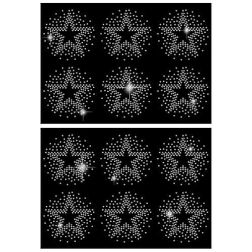 SUPERDANT 12 silberfarbenes Pentagramm Strass Hotfix Transfer Patch Pentagramm Strass Transfer zum Aufbügeln Wärmeübertragung Stras Hotfix Patch Dekor Für T Shirt DIY Kunst SUPERDANT 12 silberfarbenes Pentagramm Strass Hotfix Transfer Patch Pentagramm Strass Transfer zum Aufbügeln Wärmeübertragung Stras Hotfix Patch Dekor Für T Shirt DIY Kunst von SUPERDANT