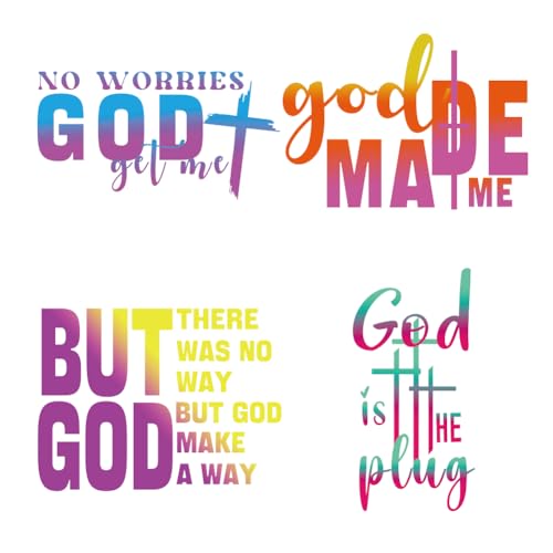 SUPERDANT 4 Stück God Made Me Wärmetransferaufkleber Allmähliche Veränderung Buntes Herz Zum Aufbügeln Patches Aufkleber Waschbares Aufkleberpapier Für Kleidung T Shirts Und Rucksäcke SUPERDANT 4 Stück God Made Me Wärmetransferaufkleber Allmähliche Veränderung Buntes Herz Zum Aufbügeln Patches Aufkleber Waschbares Aufkleberpapier Für Kleidung T Shirts Und Rucksäcke von SUPERDANT