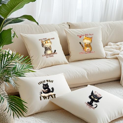 SUPERDANT 6 Stück/Set Katzen Aufkleber für Wärmeübertragung Lustige Katzenzitate Bügelaufkleber Waschbares Wärmeübertragung Aufkleber Für Kleidung T-Shirt Jeans Rucksäcke DIY Applique SUPERDANT 6 Stück/Set Katzen Aufkleber für Wärmeübertragung Lustige Katzenzitate Bügelaufkleber Waschbares Wärmeübertragung Aufkleber Für Kleidung T-Shirt Jeans Rucksäcke DIY Applique von SUPERDANT