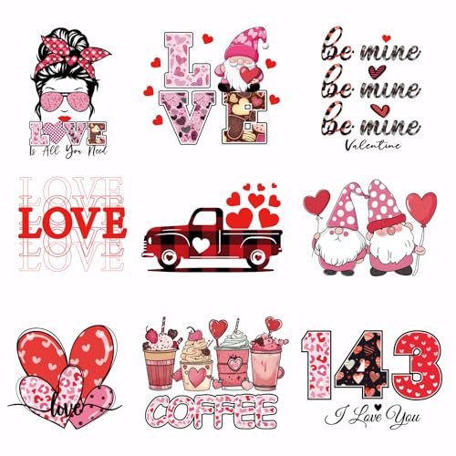 SUPERDANT 9 Stück Valentinstag Aufkleber für Wärmeübertragung Für Kleidung Mit Liebes Gnom Wärmeübertragung Aufkleber Für DIY Kleidung Herzen Valentinstag Bügelbilder Vinyl Zum Basteln SUPERDANT 9 Stück Valentinstag Aufkleber für Wärmeübertragung Für Kleidung Mit Liebes Gnom Wärmeübertragung Aufkleber Für DIY Kleidung Herzen Valentinstag Bügelbilder Vinyl Zum Basteln von SUPERDANT