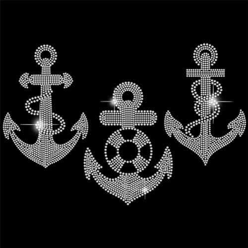 SUPERDANT Anker Rhinestones Übertragungsanker Strass Aufkleber T Shirt Crystal Heat Transfer Hot Fix Stickers Crystal Dekor Für Damenbekleidung Tote Bag DIY Kunsthandwerk Anker Hotfix Strass 3pcs SUPERDANT Anker Rhinestones Übertragungsanker Strass Aufkleber T Shirt Crystal Heat Transfer Hot Fix Stickers Crystal Dekor Für Damenbekleidung Tote Bag DIY Kunsthandwerk Anker Hotfix Strass 3pcs von SUPERDANT