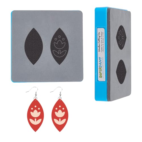 SUPERDANT Blume Leder Holz Stanzform Blatt Form Hohl Blume Baumeln Ohrringe Stanzformen Leder Handwerk Schneidemaschine Kunstleder Stanzformen für Frauen Mädchen Schmuck DIY Geschenke SUPERDANT Blume Leder Holz Stanzform Blatt Form Hohl Blume Baumeln Ohrringe Stanzformen Leder Handwerk Schneidemaschine Kunstleder Stanzformen für Frauen Mädchen Schmuck DIY Geschenke von SUPERDANT