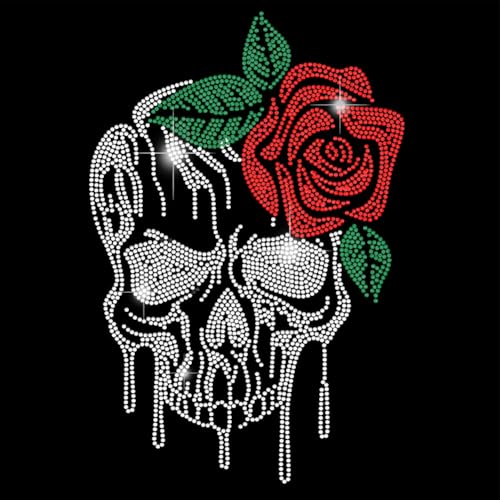 SUPERDANT Strass Transfer zum Aufbügeln Mit Totenkopf Und Rose Bügelbild Strass Zum Aufbügeln T Shirt Stras Hotfix Transfer Patch Wärmetransfer Hotfix Aufkleber Für T Shirt Kristall DIY Dekor Geschenk SUPERDANT Strass Transfer zum Aufbügeln Mit Totenkopf Und Rose Bügelbild Strass Zum Aufbügeln T Shirt Stras Hotfix Transfer Patch Wärmetransfer Hotfix Aufkleber Für T Shirt Kristall DIY Dekor Geschenk von SUPERDANT