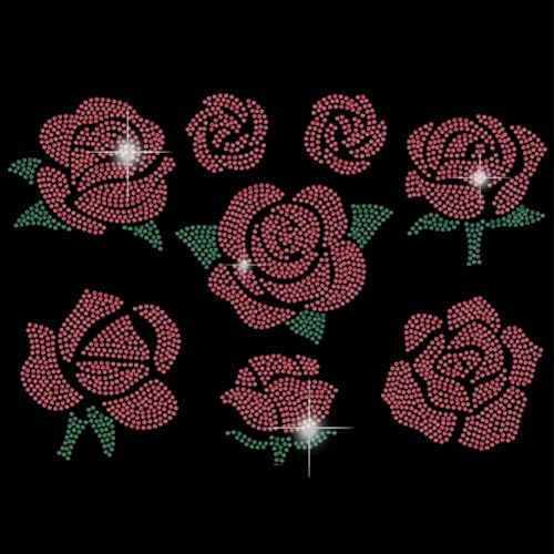 SUPERDANT Bügeleisen Auf Strass Transfer Rose Blumen Kristall Bügelbilder Verschiedene Rosen Hotfix Strass Bling Aufkleber Für Mädchen T Shirt Kleidung Tragetasche 8 Stück DIY Kunsthandwerk Geschenke SUPERDANT Bügeleisen Auf Strass Transfer Rose Blumen Kristall Bügelbilder Verschiedene Rosen Hotfix Strass Bling Aufkleber Für Mädchen T Shirt Kleidung Tragetasche 8 Stück DIY Kunsthandwerk Geschenke von SUPERDANT
