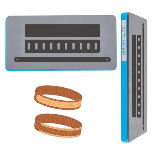 SUPERDANT Leder Stanzformen Doppellagiges Armband Leder Stanzform Damen Und Herrenarmbänder Manschettenarmreif Stanzungen DIY Schmuckstreifen Stanzformen für Leders Für Heimwerkerarbeiten SUPERDANT Leder Stanzformen Doppellagiges Armband Leder Stanzform Damen Und Herrenarmbänder Manschettenarmreif Stanzungen DIY Schmuckstreifen Stanzformen für Leders Für Heimwerkerarbeiten von SUPERDANT