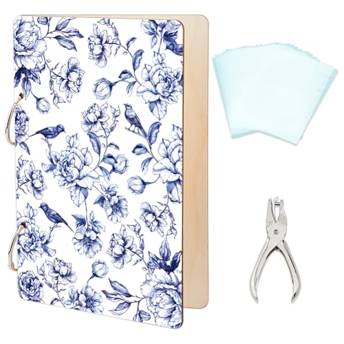 SUPERDANT Grußkarten Organizer Kolibri Motiv Grußkartenordner Mit Blauer Flower Und Vogel Kartenhalter Aus Holz 2 Ring Für Geburtstag Hochzeit Urlaub Mit Locher Und 20 Taschen SUPERDANT Grußkarten Organizer Kolibri Motiv Grußkartenordner Mit Blauer Flower Und Vogel Kartenhalter Aus Holz 2 Ring Für Geburtstag Hochzeit Urlaub Mit Locher Und 20 Taschen von SUPERDANT