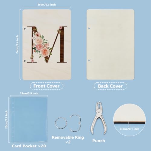 SUPERDANT Grußkarten Organizer Mit Buchstabe M Blumen Planungsbuch Postkartenalbumhalter Buch Geburtstagskartenhalter Holz Ordnereinband Mit Locher Und 20 Innentasche Geschenke SUPERDANT Grußkarten Organizer Mit Buchstabe M Blumen Planungsbuch Postkartenalbumhalter Buch Geburtstagskartenhalter Holz Ordnereinband Mit Locher Und 20 Innentasche Geschenke von SUPERDANT